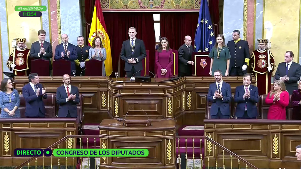 Los Reyes Presiden La Solemne Apertura De Las Cortes