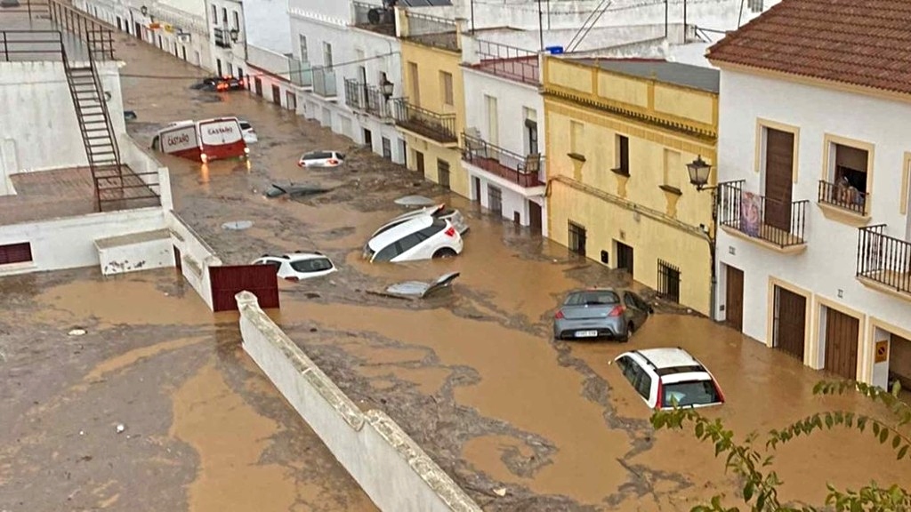 El temporal de lluvia y viento de la borrasca Óscar en Hoy en Día